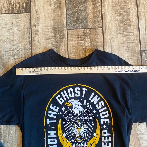 The Ghost Inside Unseen Eagle T-shirt in black Black T-Shirt 🆕 - Picture 5 of 8